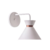 LUMINARIA RETRO MINI BAMBOLIM - branco com cobre - 15cm de altura x 18cm de diametro - aluminio de alta qualidade - comprar online
