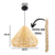 PENDENTE RUSTICO MODERNO FEITO EM SISAL CÓD-0.12 , medidas 33cm altura X 36cm diâmetro - comprar online