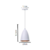 LUSTRE PENDENTE BALA - alumínio de alta qualidade - branco com cobre - 17,5cm altura 15cm diametro - comprar online