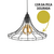 PENDENTE ARAMADO CÓD-3 , arame de alta qualidade , variações de cores , 20cm altura X 35cm diâmetro - UNIDOS DESIGNER - loja de iluminação e design 