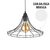 PENDENTE ARAMADO CÓD-3 , arame de alta qualidade , variações de cores , 20cm altura X 35cm diâmetro - loja online
