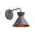 LUMINARIA RETRO MINI BAMBOLIM - cinza com cobre - 15cm de altura x 18cm de diametro - aluminio de alta qualidade - comprar online