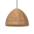 PENDENTE RUSTICO MODERNO FEITO EM SISAL CÓD-0.4 , medidas 35cm altura X 40cm diâmetro
