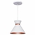 Pendente Mini Bambolim Branco Com Cobre Luminária De Teto Lustre - Alumínio de alta qualidade