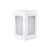 Luminária Arandela Triangular Vidro Parede - 22cm de altura x 9cm de comprimento x 18cm de largura -Branco - alumínio de alta qualidade - comprar online