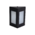 Luminária Arandela Triangular Vidro Parede - 22cm de altura x 9cm de comprimento x 18cm de largura - Preto - alumínio de alta qualidade - comprar online