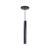 PENDENTE CILINDRICO - preto - 50cm X 4,5cm - 40cm X 4,5cm - 30cm X 4,5cm - aluminio de alta qualidade - comprar online