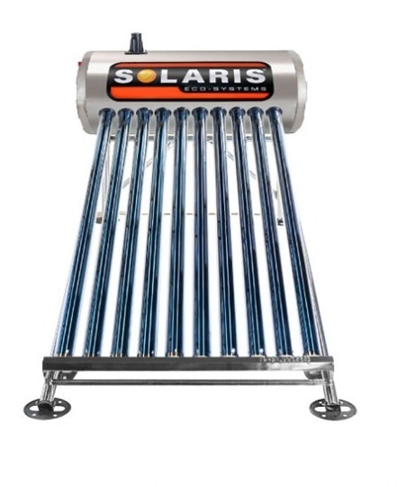 Calentador solar marca Solaris 10 tubos de gravedad 130 litros para 3 personas - comprar en línea