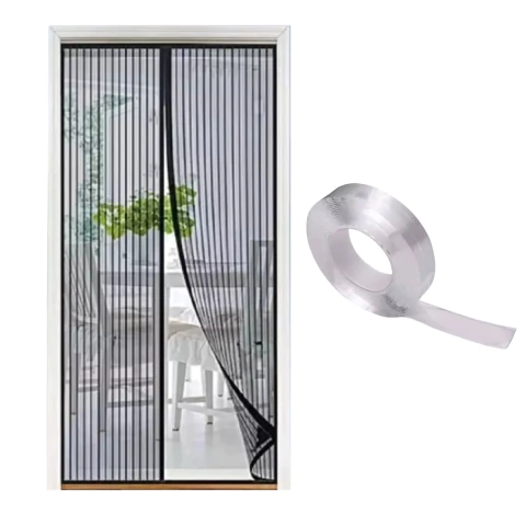 Cortina Mosquitero Magnética + Nano Cinta Adhesiva - comprar online