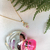 COLAR (LINHA FILHOS) 1 PINGENTE MENINA EM OURO 18K E ZIRCÔNIAS FUCCIA 1179876 - comprar online