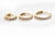 Trio de Brincos de Argolinha Fino em Ouro 18k na internet