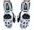 Imagen de Guantes de moto para hombre: cuero auténtico y protección contra el viento