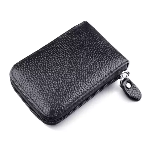 Genuine PU Leather Wallet for Men Credit Card Holder RFID Blocking - buy online