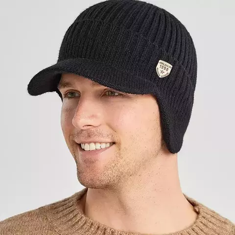 Animal Print Ear Protection Hat: Style and Warmth - buy online