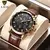 LIGE Top Brand Luxury Men's Watch Leather Strap Casual Sport Quartz Watch