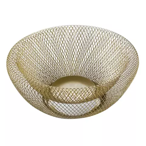 Fruit Basket, Double Wall, Decorative Mesh, Centerpiece, Metal Mesh - buy online