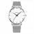 Geneva Quartz Watch, Ultra Thin, Men's, Steel Mesh Strap, Men's on internet