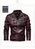 Men's Leather Motorcycle Jacket: Faux Leather, Removable Fur Collar, Cotton Lining, Winter Windbreaker - online store