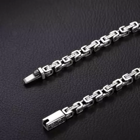 BOCAI S925 Sterling Silver Bracelet - Six Mantras and Pi Xiu Totem for Men and Women - buy online