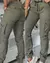 Image of New LINLING Collection: Women's Cargo Pants with Drawstrings and Pockets – Casual Elegance