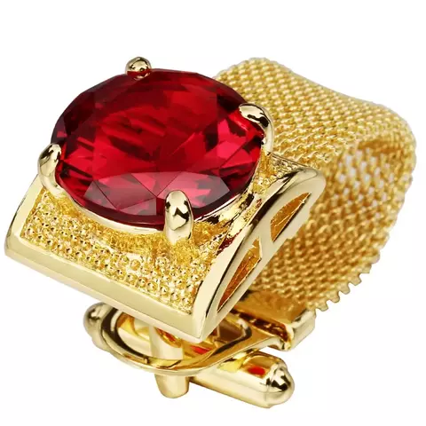 Hawson High Quality Cufflinks with Chain and Stone - Masculine Elegance - buy online