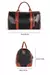 Image of Save Space in Style: Large Foldable PU Suit Bag for Travel