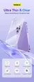 Baseus Transparent Case for iPhone 16 to 11 Pro Max: Ultra Thin and Anti-Yellowing - online store