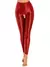 TiaoBug Women's Erotic Shiny Cutout Crotchless Lingerie Tights - buy online