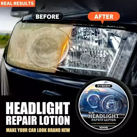 Headlight Polish and Wax - Deep Restoration, Anti-Yellowing and Oxidation Protection - buy online