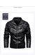 Men's Leather Motorcycle Jacket: Faux Leather, Removable Fur Collar, Cotton Lining, Winter Windbreaker - online store