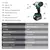 Image of Gisam 18V Cordless Impact Driver (520N.m) - Compatible with Makita Batteries - DIY Use