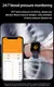 Image of LIGE Smartwatch Feminino/Masculino: ECG+PPG, Ácido Úrico, Lipídios Sanguíneos, Saúde Feminina, Chamadas Bluetooth e Tela HD