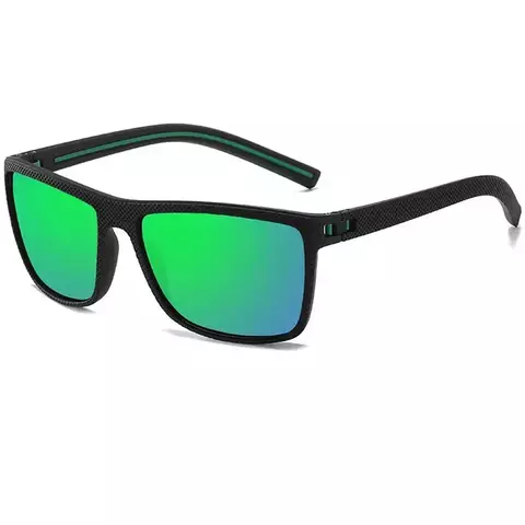 Square Polarized Sunglasses for Men and Women, Lightweight Frame, UV Protection - buy online