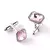 Luxury Men's Cufflinks with Colored Crystals - Elegance and Style - online store