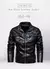 Men's Leather Motorcycle Jacket: Faux Leather, Removable Fur Collar, Cotton Lining, Winter Windbreaker