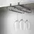 Elegance and Organization: Metal Wine Glass Holder - Easy Installation and No Drilling - online store