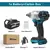 Gisam 18V Cordless Impact Driver (520N.m) - Compatible with Makita Batteries - DIY Use - Carlo Collection - A sua loja de variedades completa