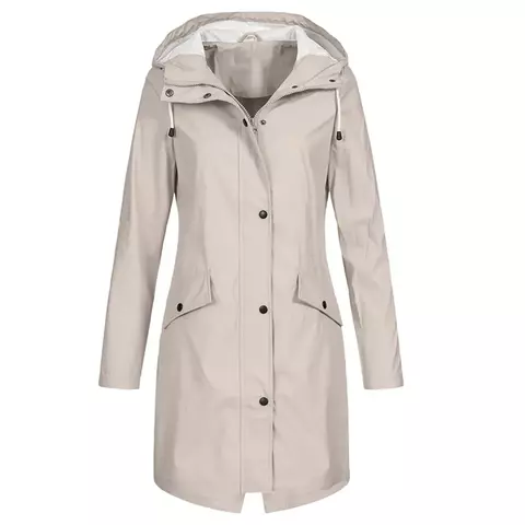 Jaqueta de Chuva Feminina Slim Fit: Impermeável, Leve e Perfeita para Montanhismo - comprar online