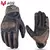 ALPINES FOX: Guantes de moto de cuero con protección y pantalla táctil | Certificación CE