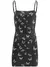 Sensualidade Gótica: Vestido com Alças e Estampa - Moda Feminina com Toque Harajuku - loja online