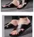UXST Men's Flip Flops: Quality PU Leather, Flat Rubber Sole, Comfortable Cross Strap - Carlo Collection - A sua loja de variedades completa