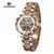 Forsining Skeleton Women's Automatic Watch: Luxury, Diamonds, Luminous Hands and Gold Stainless Steel - buy online