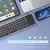 Image of Maximize Connectivity: SEENDA Foldable Keyboard with Touchpad and Silent Keys