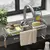 Image of Versatility and Efficiency: Kitchen Storage Rack - Drying Rack and Towel Holder for Sink