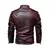 Men's Leather Motorcycle Jacket: Faux Leather, Removable Fur Collar, Cotton Lining, Winter Windbreaker on internet