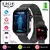LIGE Smartwatch Feminino/Masculino: ECG+PPG, Ácido Úrico, Lipídios Sanguíneos, Saúde Feminina, Chamadas Bluetooth e Tela HD
