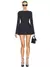 Mozision Double Bow Long Sleeve Sexy Mini Dress for Women High Waist on internet