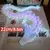 Crystal Dragon Statue with 3D Luminous Effect