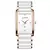 LIGE Women's Watch: Ceramic Strap, Elegant Quartz, Square Design and Luxury Gift - Carlo Collection - A sua loja de variedades completa