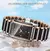 LIGE Women's Watch: Ceramic Strap, Elegant Quartz, Square Design and Luxury Gift